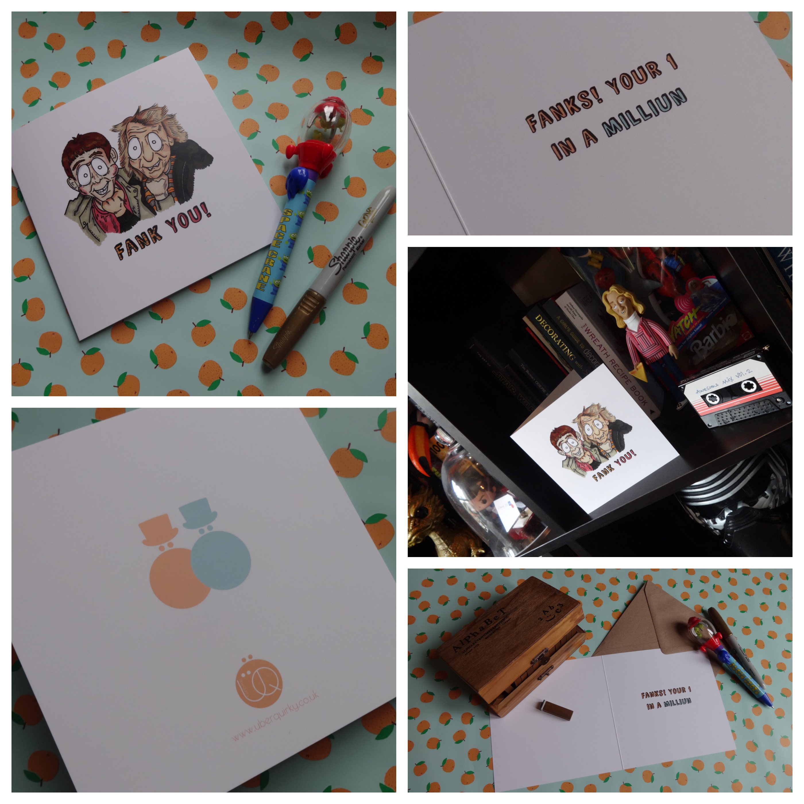 Dumb and Dumber Thank you card collage
